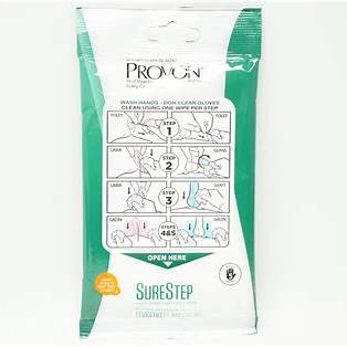 Surestep Post Insertion Foley Care Wipes, 7.9"  X 7.9"