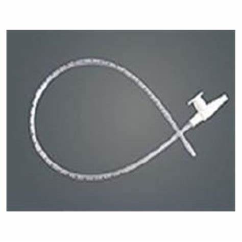 Flexible medical tube with connector for home healthcare or chronic care supply