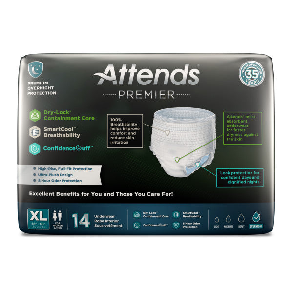 Attends Premier Underwear, X-Large