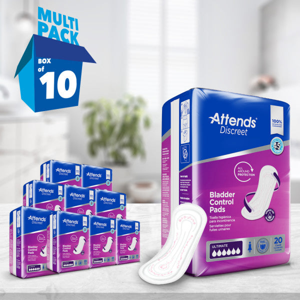 Attends Discreet Women's Ultimate Pads