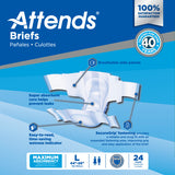 Attends Briefs, Ultimate Absorbency, Large