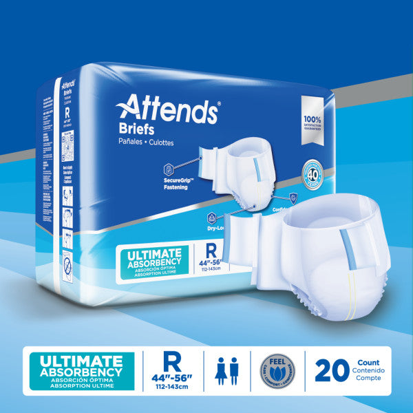 Attends Briefs, Ultimate Absorbency, Regular