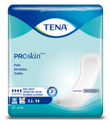 TENA ProSkin Day Light Incontinence Pad, Light Absorbency, Unisex, 13"