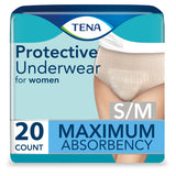Tena Proskin Protective Underwear For Women S/m, 34" - 44".