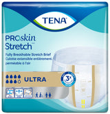TENA ProSkin Stretch Ultra Incontinence Brief, Heavy Absorbency, Unisex, 2X-Large, 64" - 70"