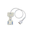 Disposable adult pulse oximeter sensor with cable for medical monitoring