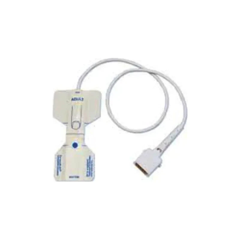 Disposable adult pulse oximeter sensor with cable for medical monitoring