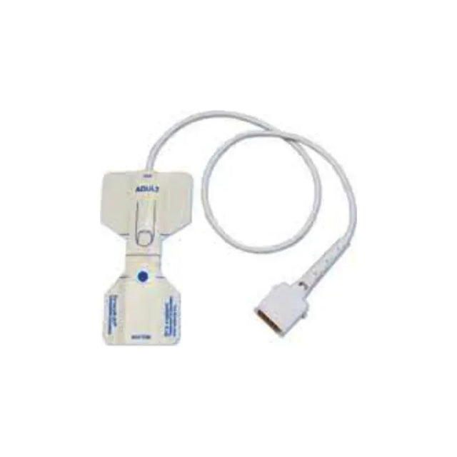 Disposable adult pulse oximeter sensor with cable for medical monitoring