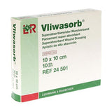 Vliwasorb superabsorbent wound dressing box, 10x10 cm, sterile, medical supplies