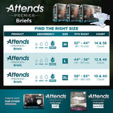 Attends Premier Brief, Large, 44" - 58"