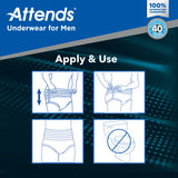 Attends Men's Underwear, Large