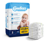 Comfees Baby Diapers, Size 2