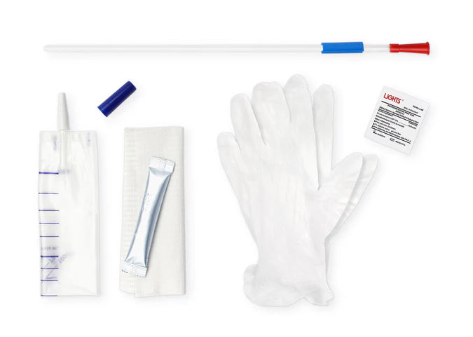 Simpro Set Female Closed System Intermittent Catheter, 14 Fr, 8"