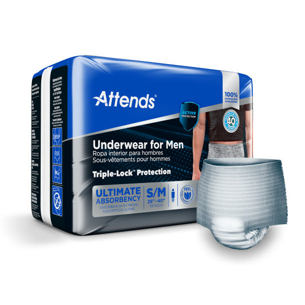Attends Men's Underwear, Small/Medium