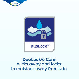 TENA Dry Comfort Incontinence Briefs, Moderate Absorbency, Unisex, Large, 40" - 56"