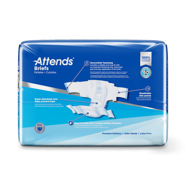 Attends Briefs, Ultimate Absorbency, Large