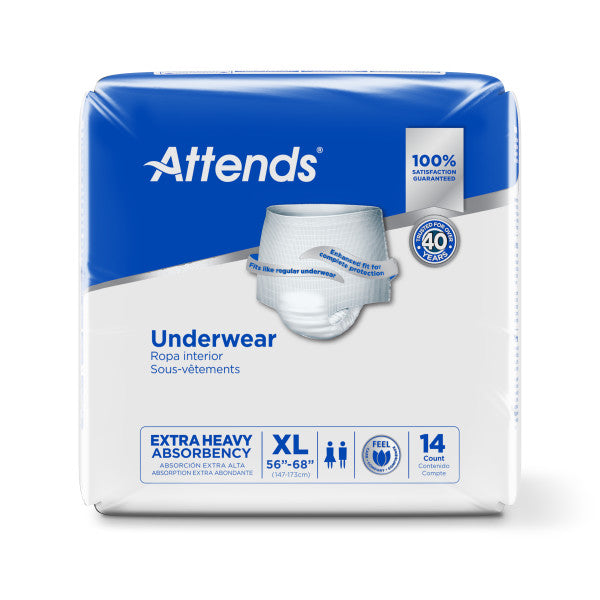 Attends Underwear, Extra Heavy Absorbency, X-Large