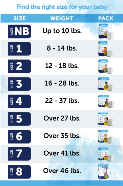 Comfees Youth Diapers, Size 8