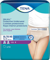 Tena Proskin Protective Underwear For Women Xl, 55" - 66".