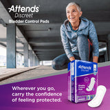 Attends Discreet Women's Maximum Long Pads