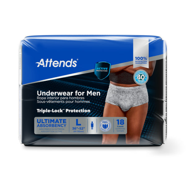 Attends Men's Underwear, Large