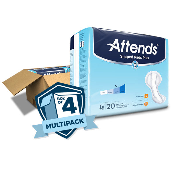 Attends Shaped Pads, Super - Replaces Item 48sps