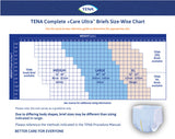 TENA Complete + Care Ultra Incontinence Brief, Moderate Absorbency, Unisex, Large, 40" - 56"