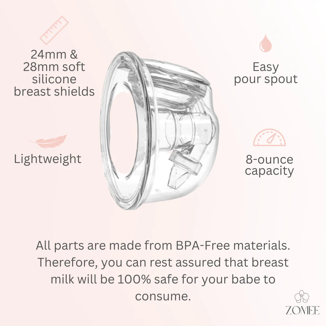 Zomee Hands Free Collection Cups